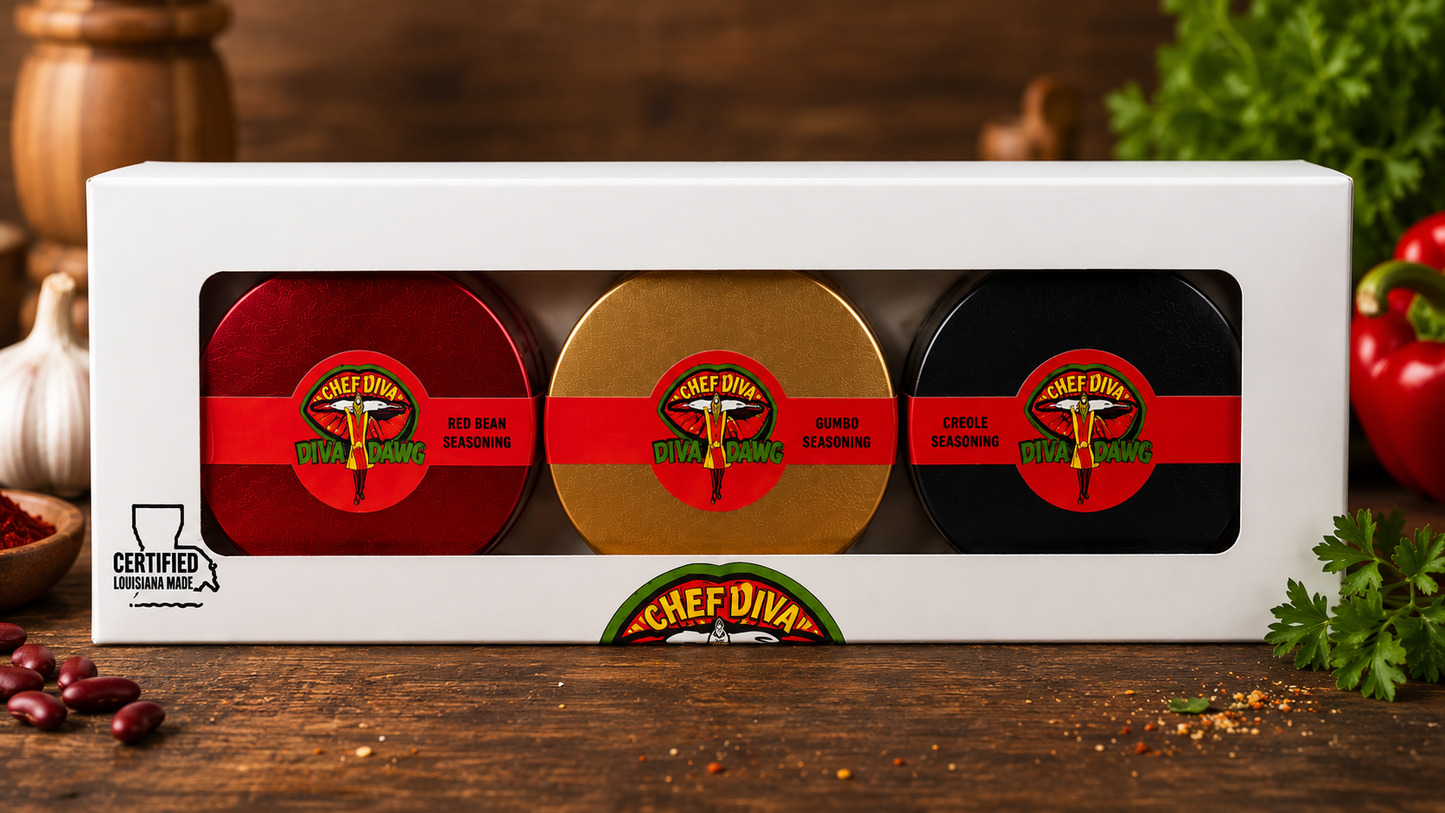 3 Spice Travel Gift Pack – Red Bean, Gumbo & Creole Blends