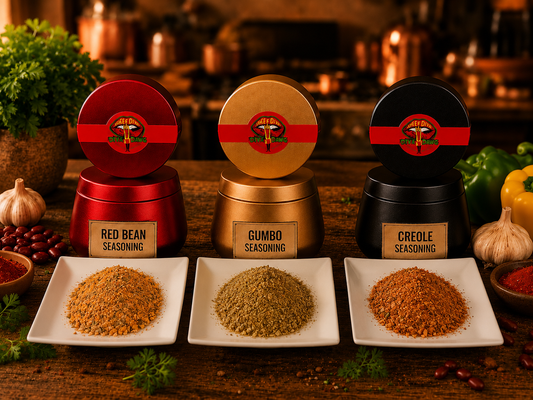 3 Spice Travel Gift Pack – Red Bean, Gumbo & Creole Blends