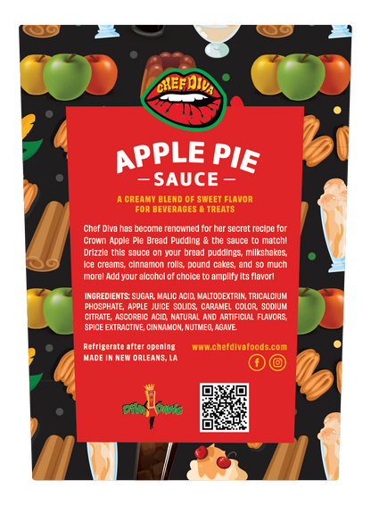 Apple Pie Sauce – Chef Diva's Famous Crown Apple Pie Drizzle