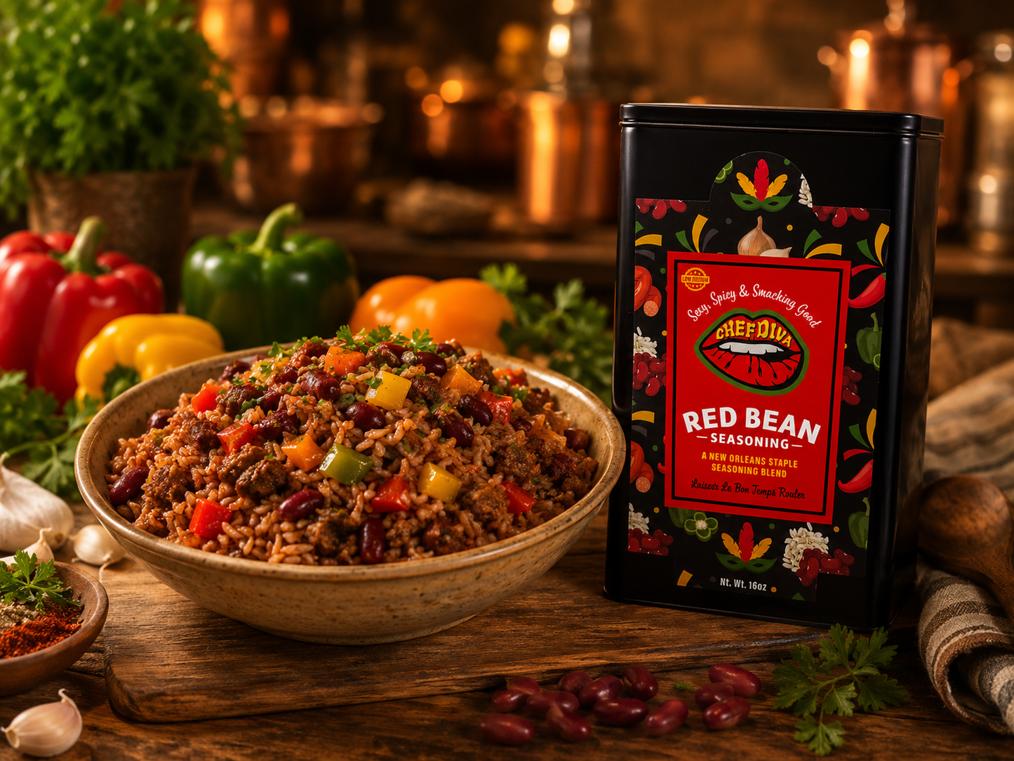 Big Sexy Spicy Pack – 16oz Red Bean & Creole Seasoning Bundle