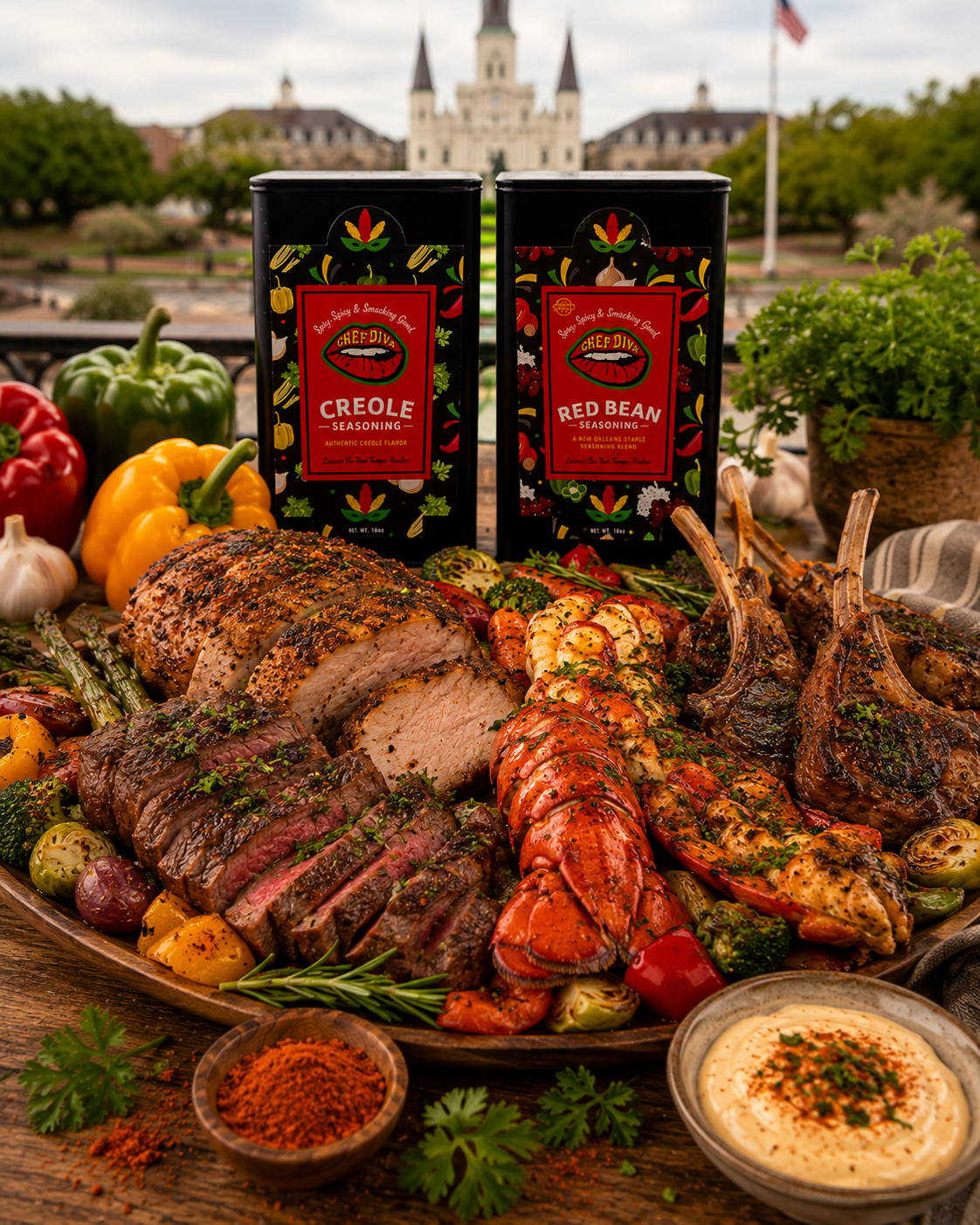 Big Sexy Spicy Pack – 16oz Red Bean & Creole Seasoning Bundle