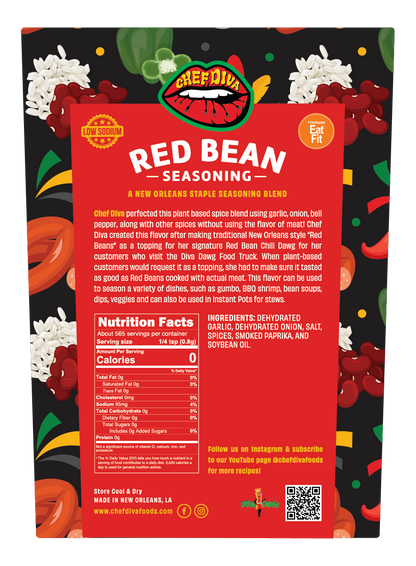Red Bean Seasoning – Low Sodium New Orleans Spice Blend